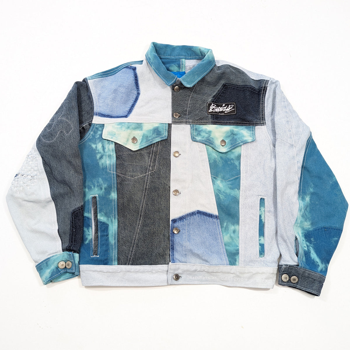 Teal best sale denim jacket