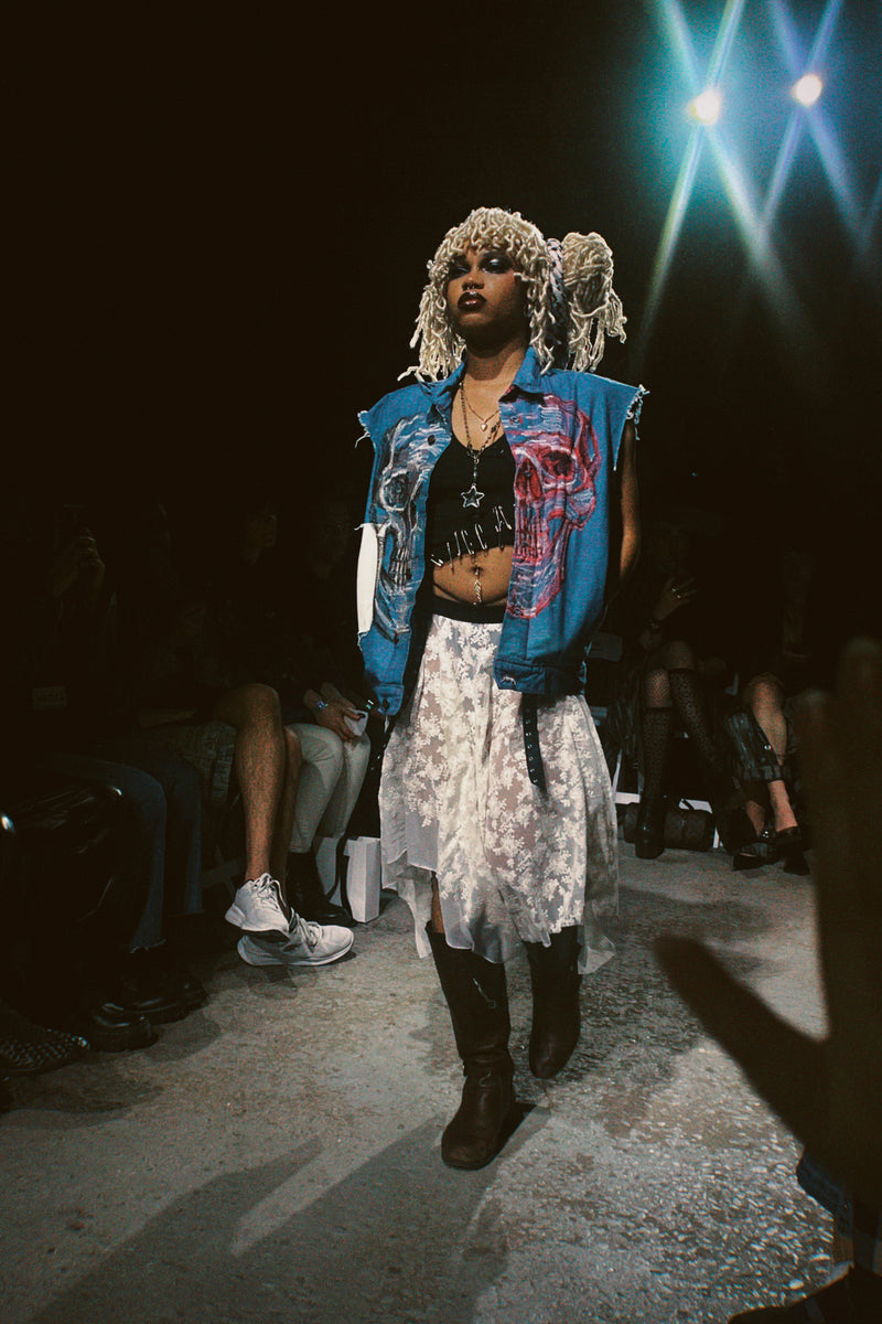Thread Face Denim Vest – DeathWorks by Andrew Esdaile
