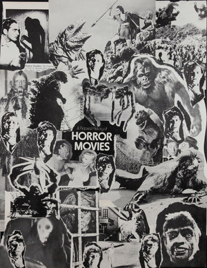 "Horror Movies" - Collage Print