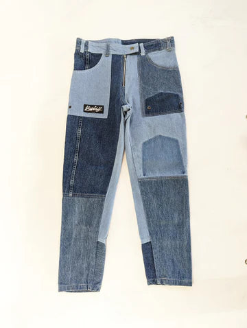 Colorblock Zombie Jeans