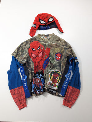 Spidey Collage Tee & Hat - 1of1 NYC Runway