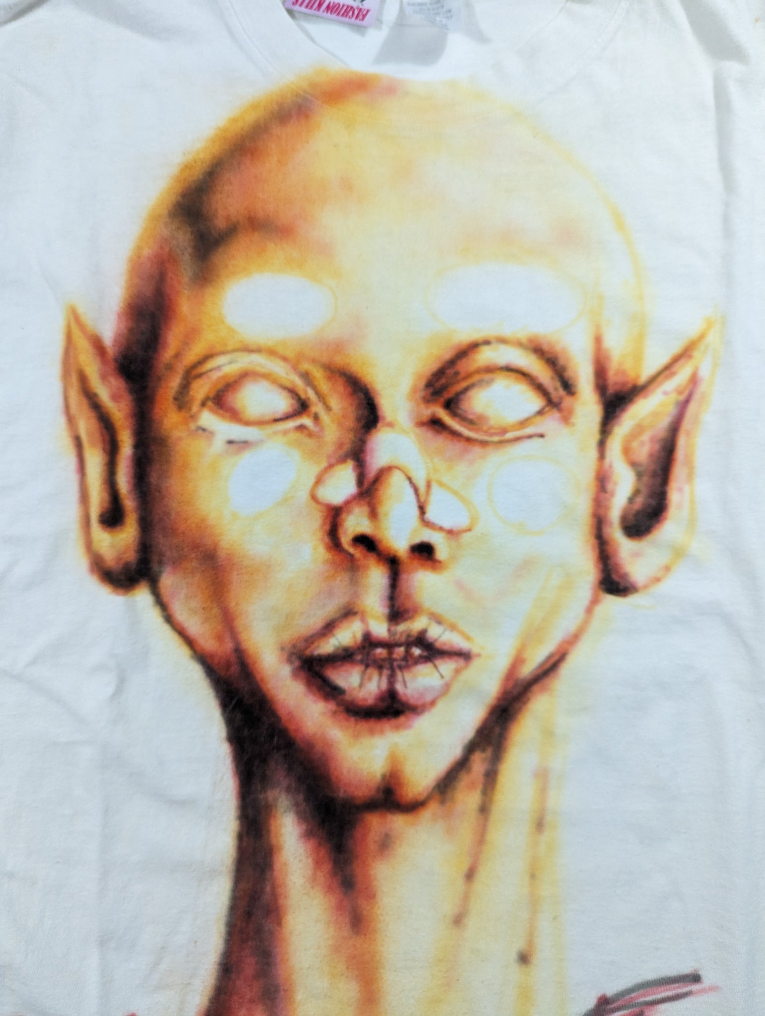 Alien 1of1 Airbrush Artwork Tee