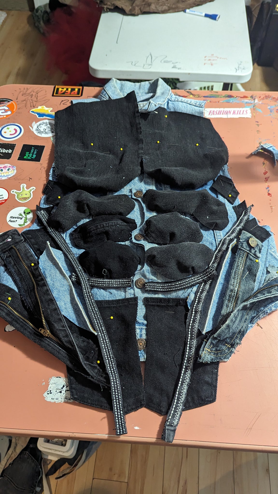 Jonster Denim Armor + Mask