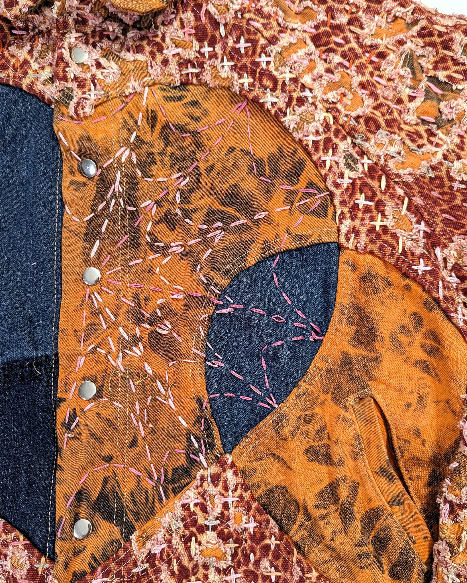 DeathWorks 1of1 Orange Leopard Wallpaper HD Jacket