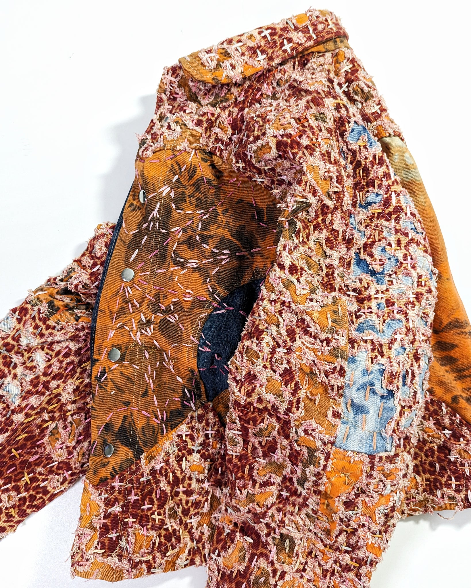 DeathWorks 1of1 Orange Leopard Wallpaper HD Jacket
