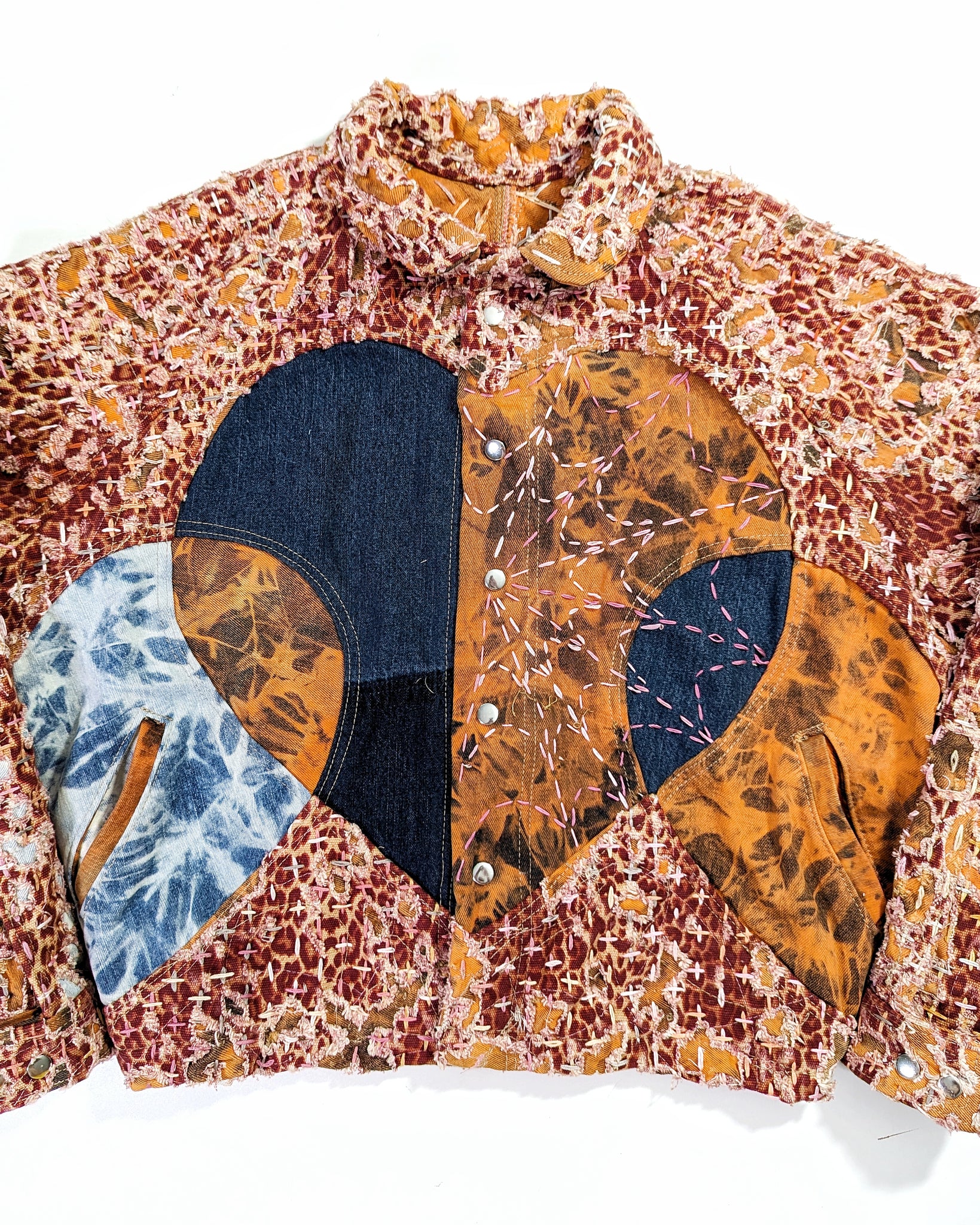 DeathWorks 1of1 Orange Leopard Wallpaper HD Jacket