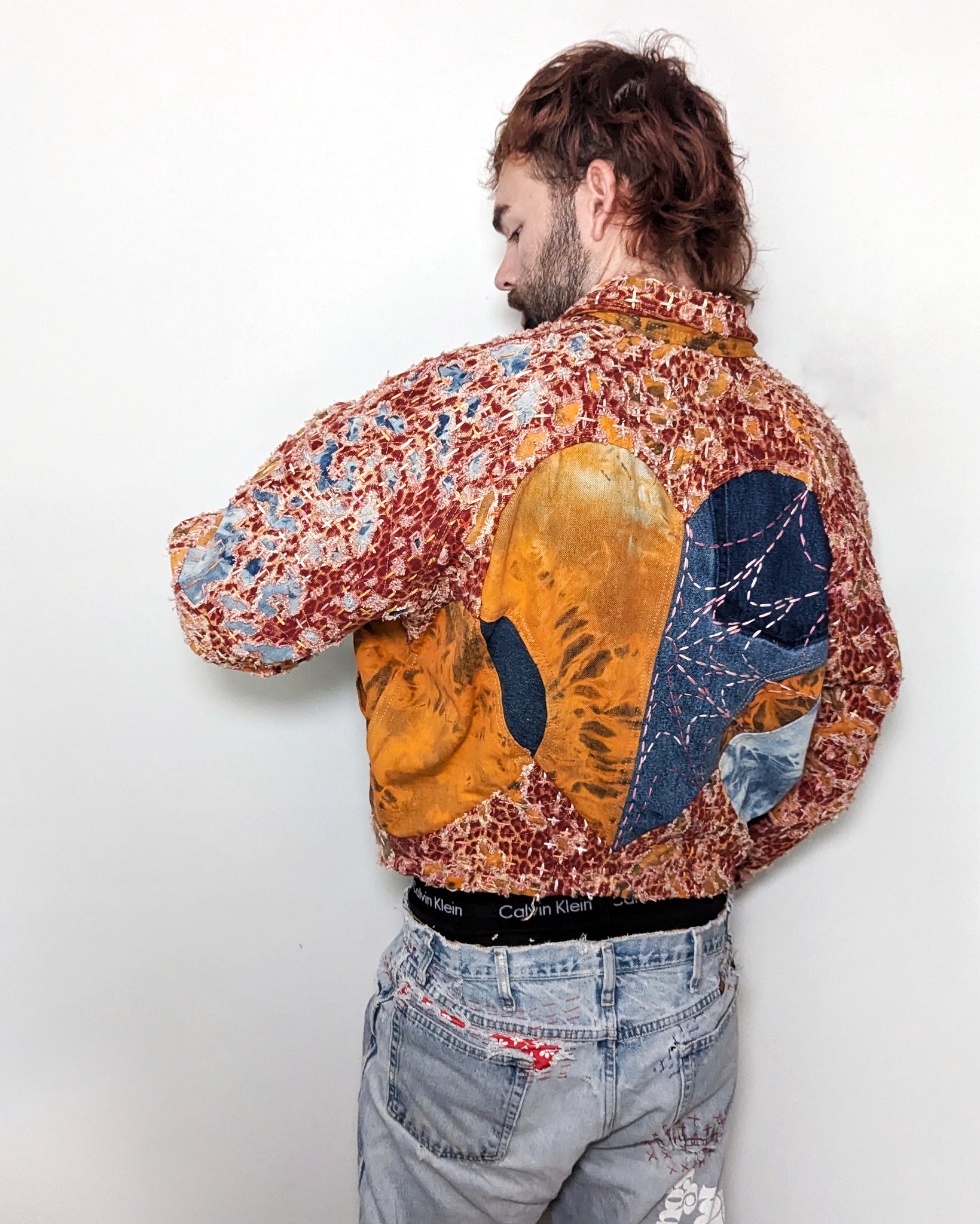 DeathWorks 1of1 Orange Leopard Wallpaper HD Jacket