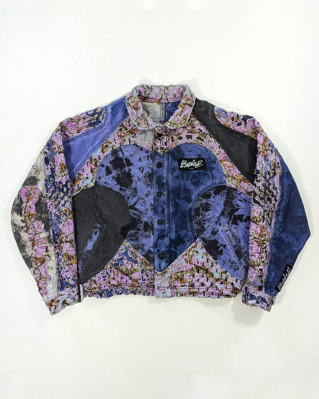 DeathWorks 1of1 Purple Acid Camo 紫酸迷彩 Heart Jacket