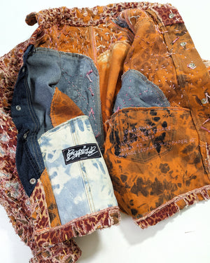 DeathWorks 1of1 Orange Leopard Wallpaper HD Jacket