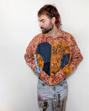 DeathWorks 1of1 Orange Leopard Wallpaper HD Jacket