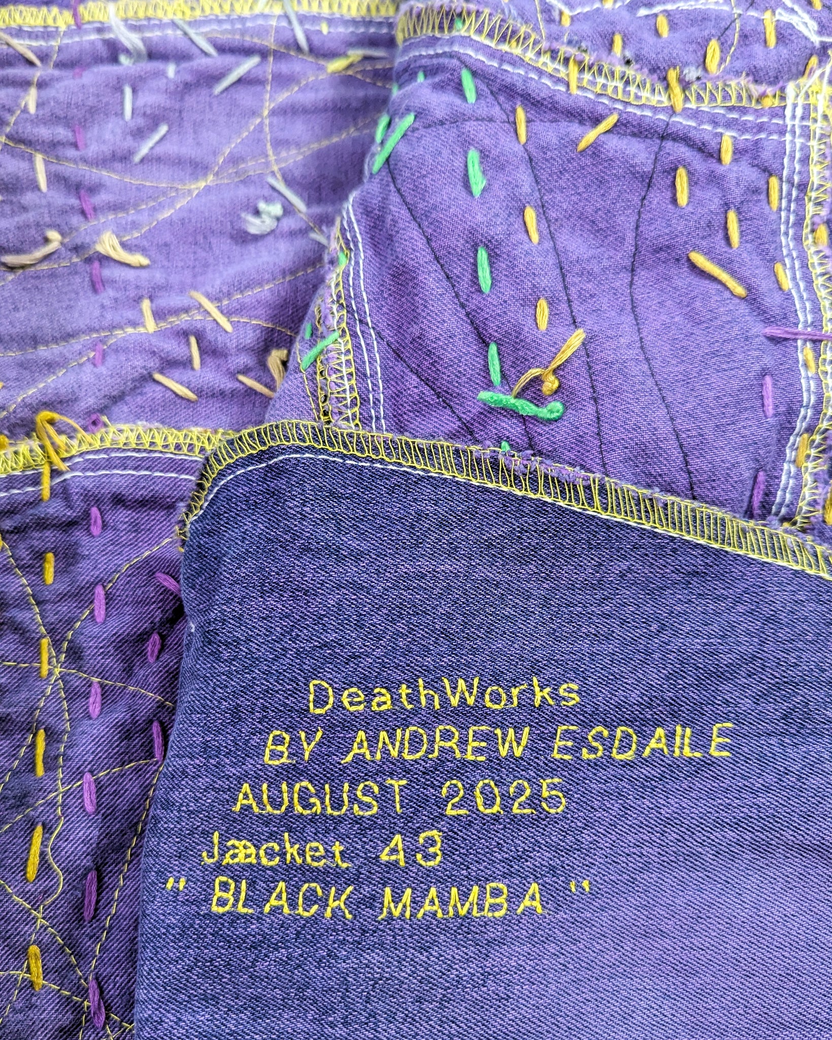 DeathWorks 1of1 Black Mamba Jacket
