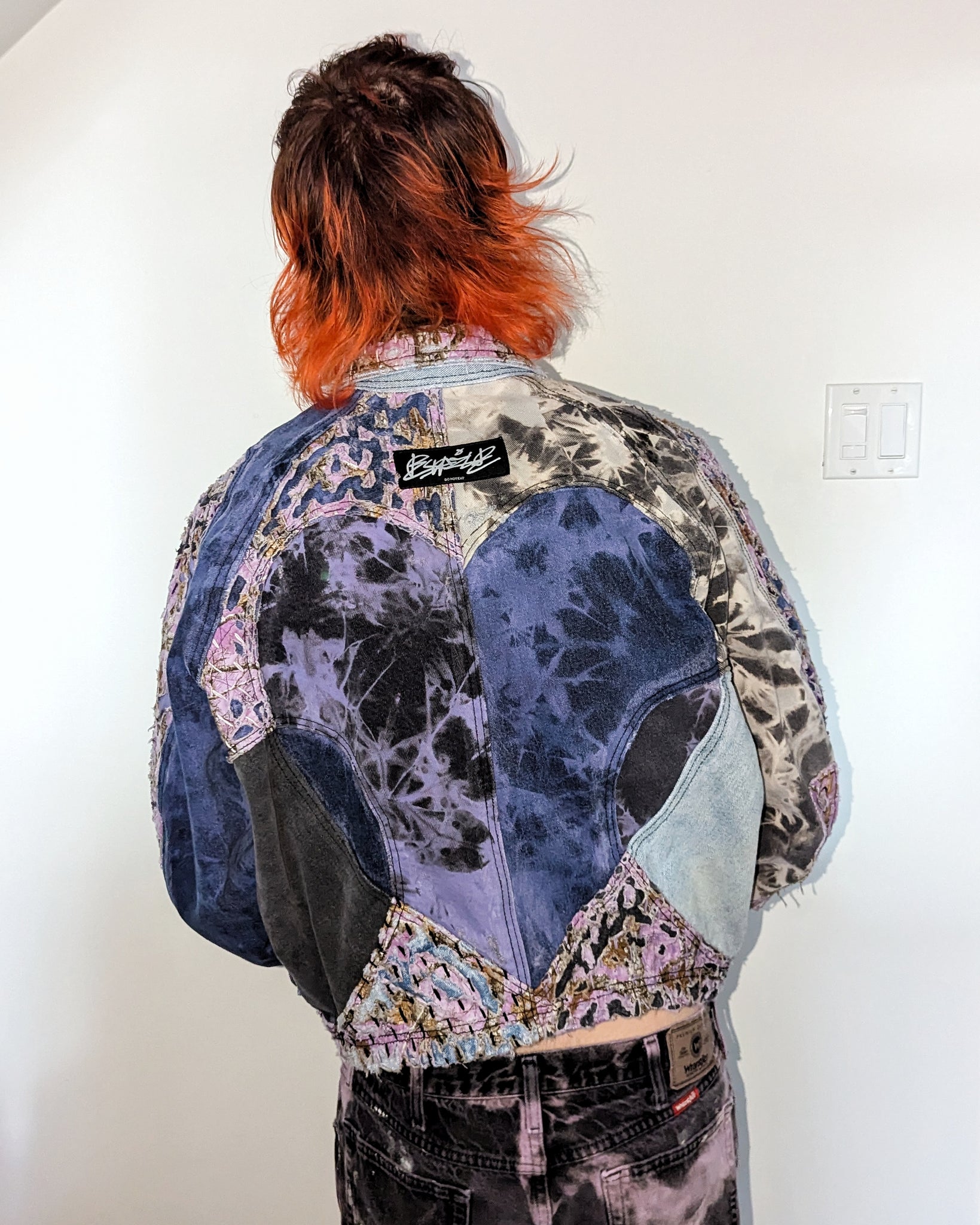 DeathWorks 1of1 Purple Acid Camo 紫酸迷彩 Heart Jacket