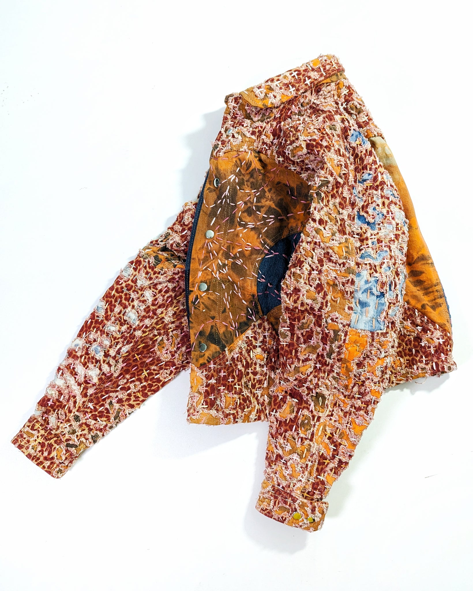 DeathWorks 1of1 Orange Leopard Wallpaper HD Jacket