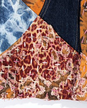 DeathWorks 1of1 Orange Leopard Wallpaper HD Jacket