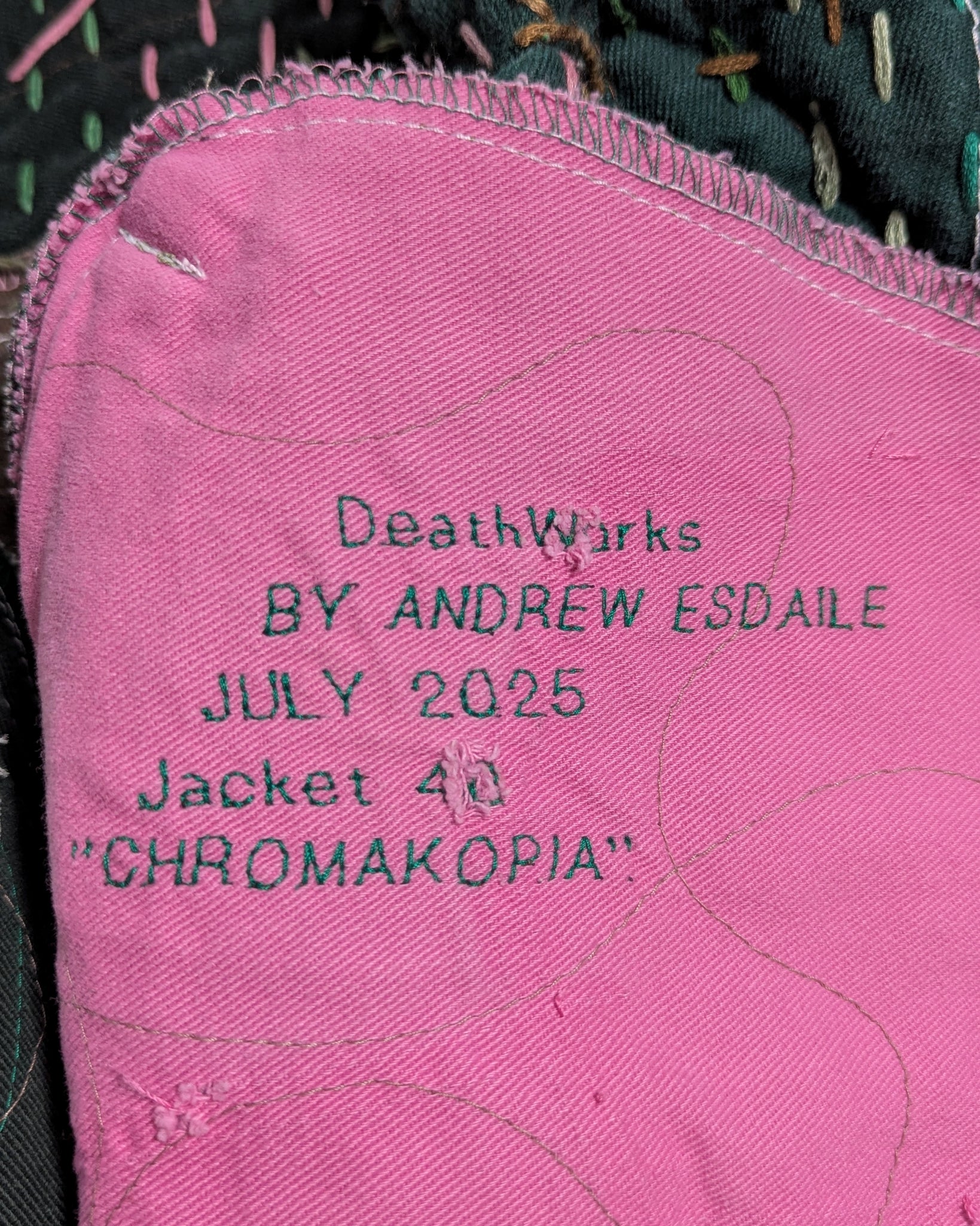 DeathWorks 1of1 Chromakopia Jacket