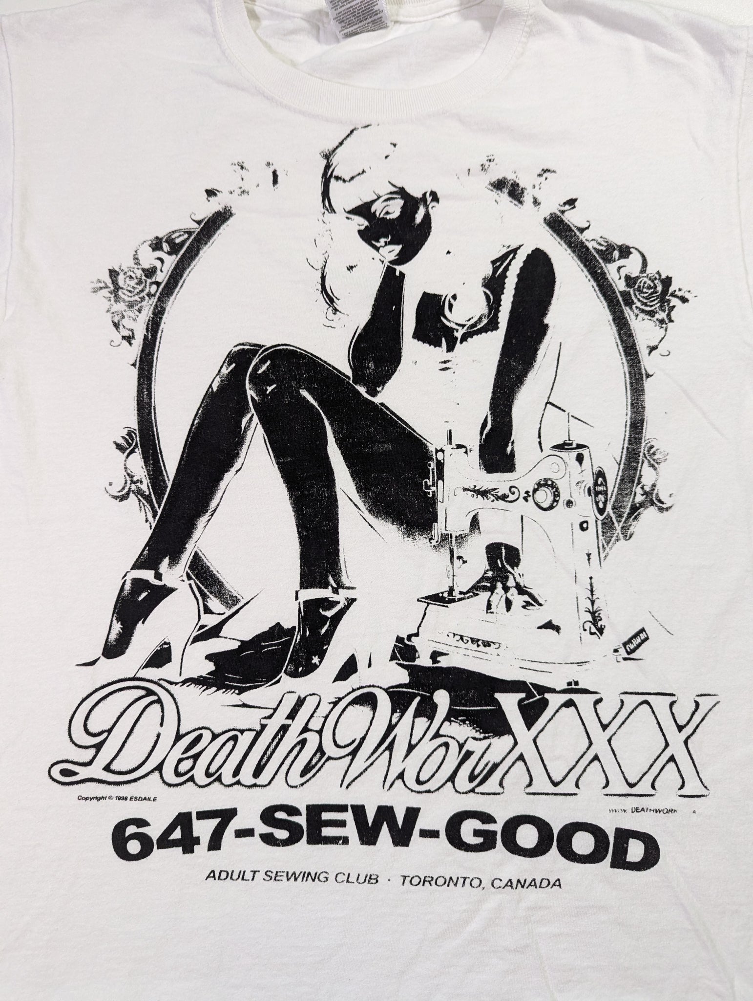 DeathWorks XXX SEW GOOD Tee - WHITE