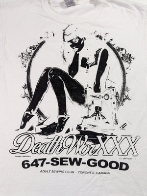 DeathWorks XXX SEW GOOD Tee - WHITE