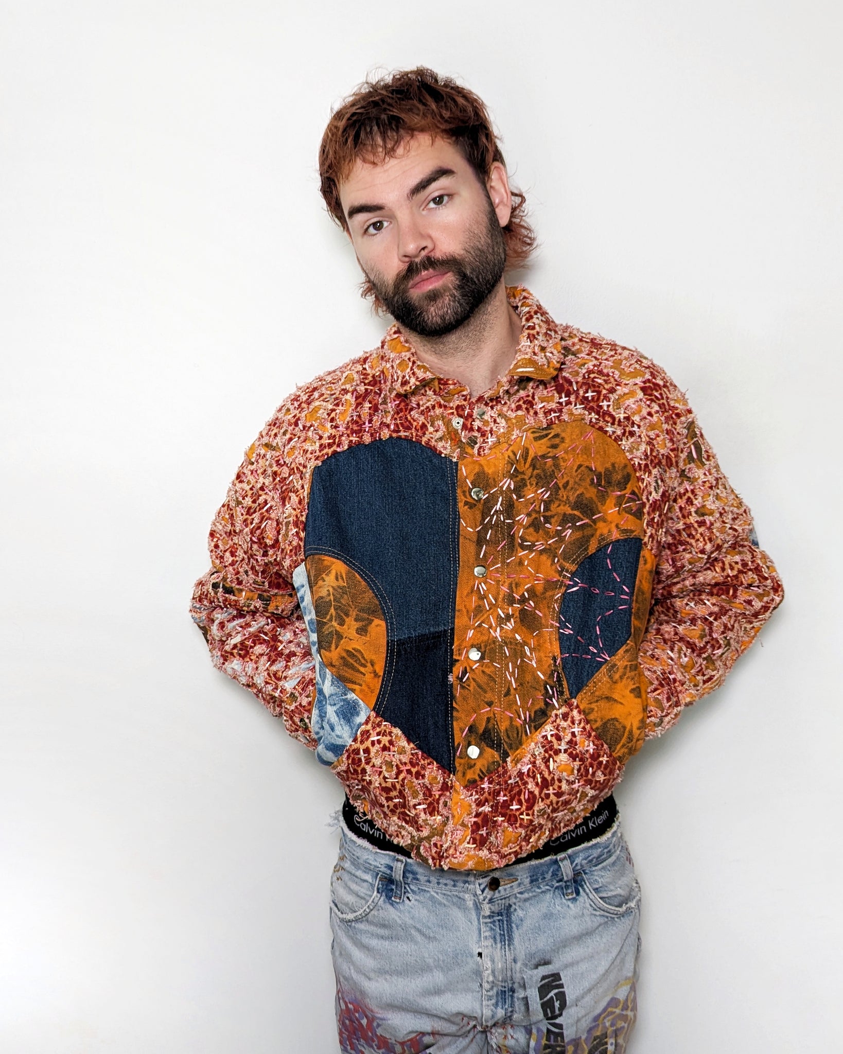 DeathWorks 1of1 Orange Leopard Wallpaper HD Jacket