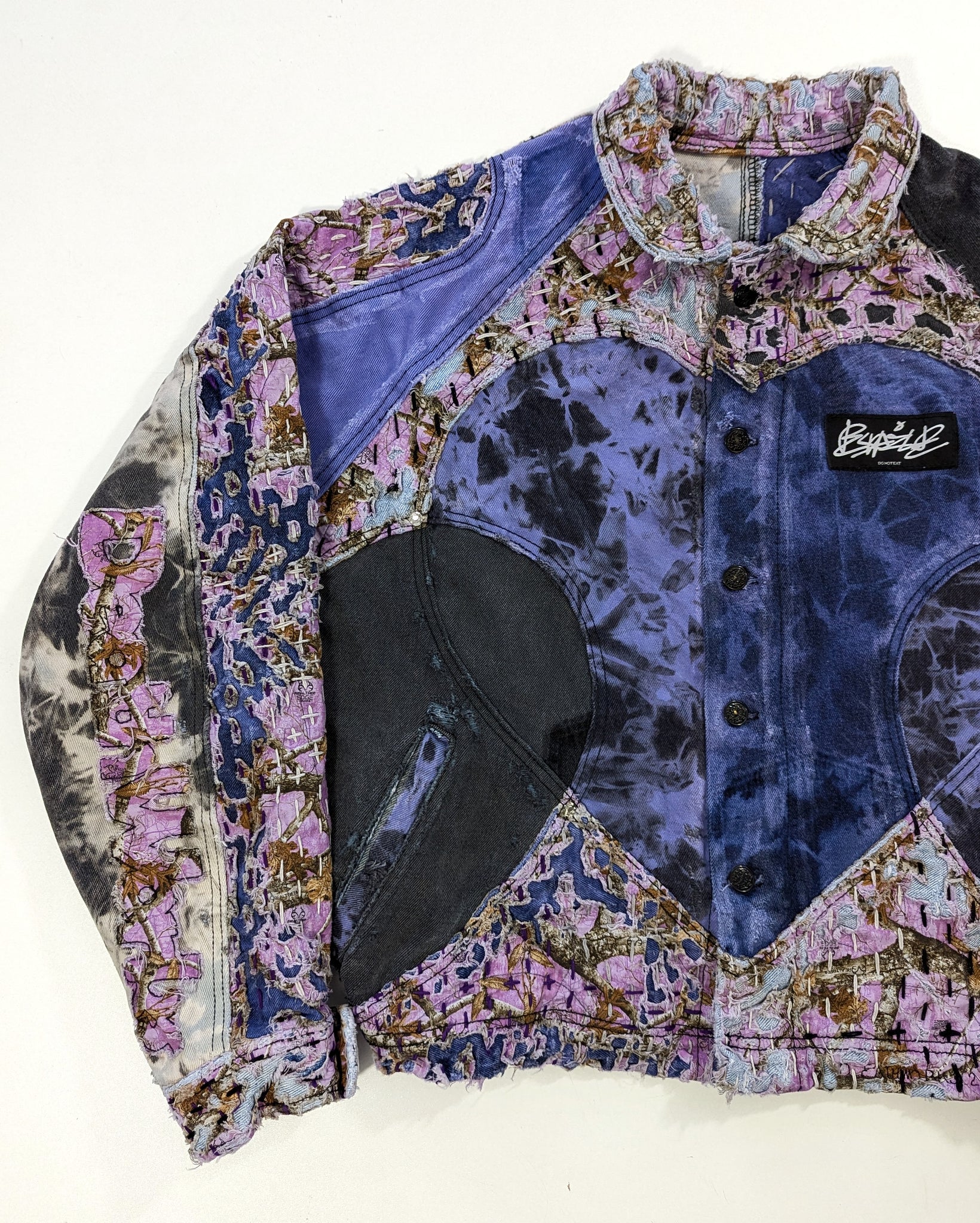 DeathWorks 1of1 Purple Acid Camo 紫酸迷彩 Heart Jacket