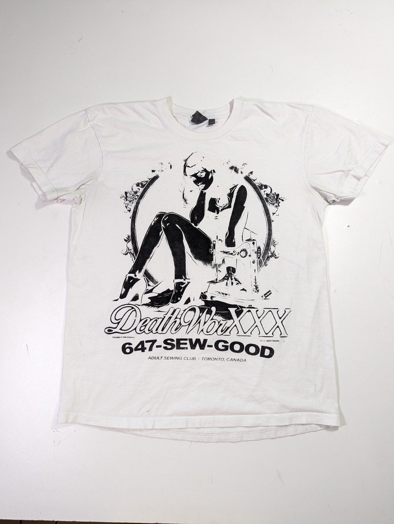 DeathWorks XXX SEW GOOD Tee - WHITE