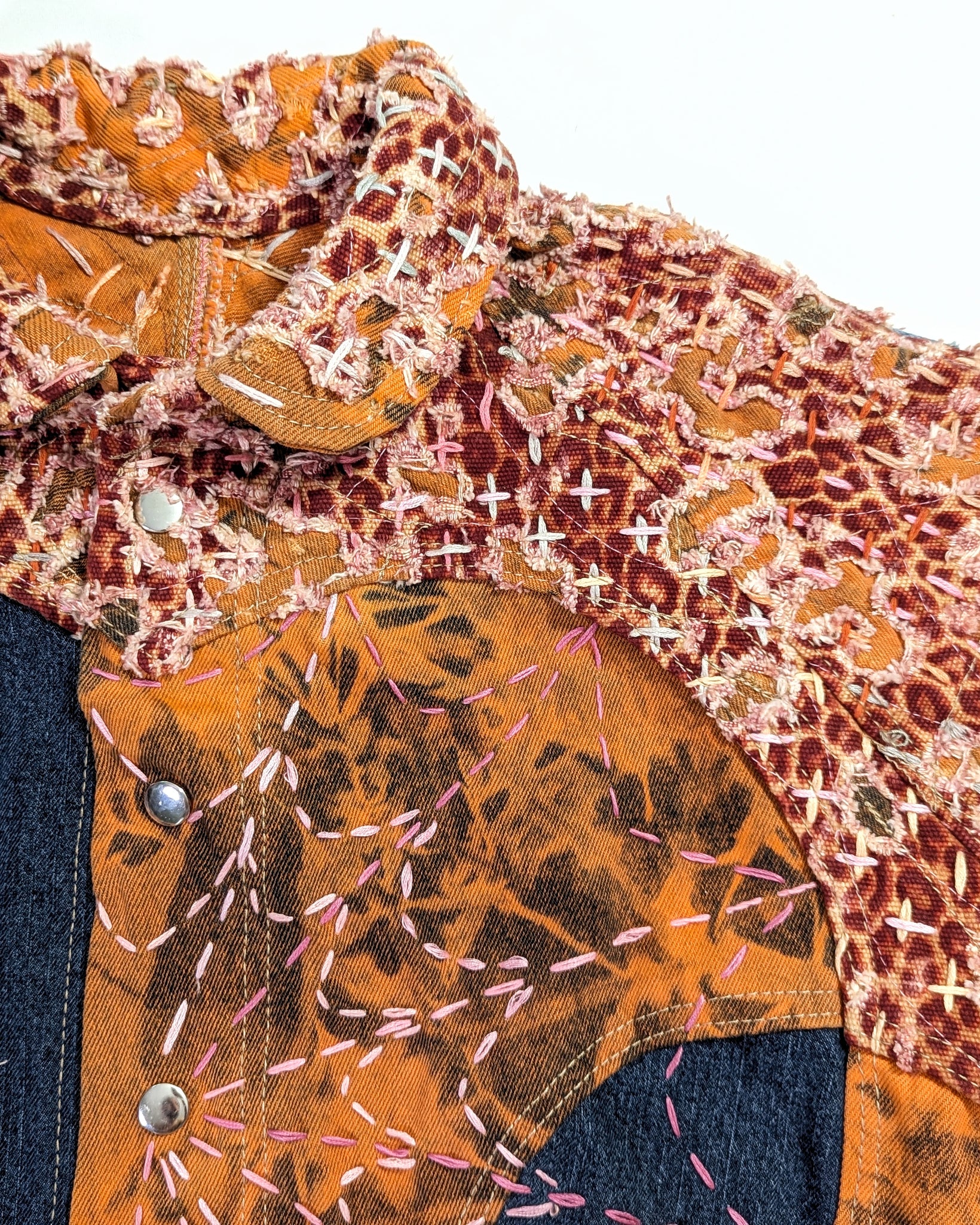 DeathWorks 1of1 Orange Leopard Wallpaper HD Jacket